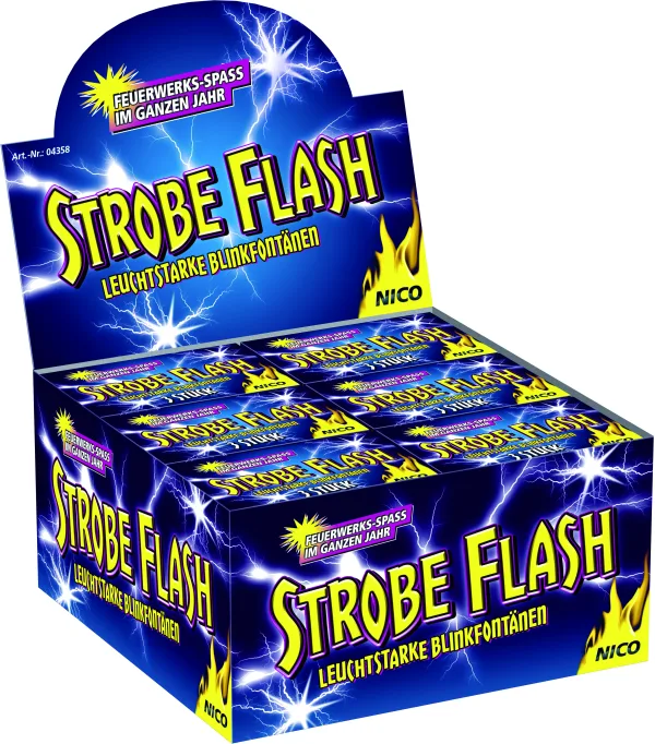 Strobe Flash, 18er-Schtl.