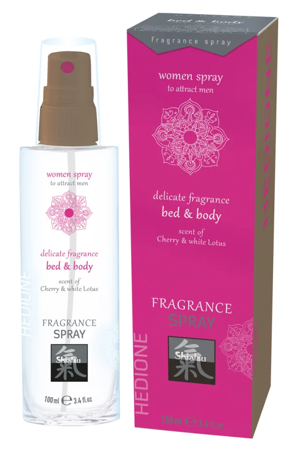 Pheromone Bed & Body Duft für Frauen - Kirsche und weißer Lotus 100 ml